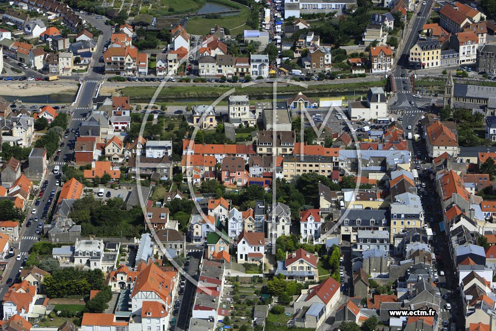 Photo arienne de Wimereux (Centre)