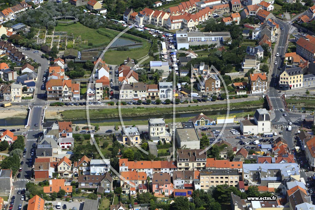 Photo arienne de Wimereux (Centre)
