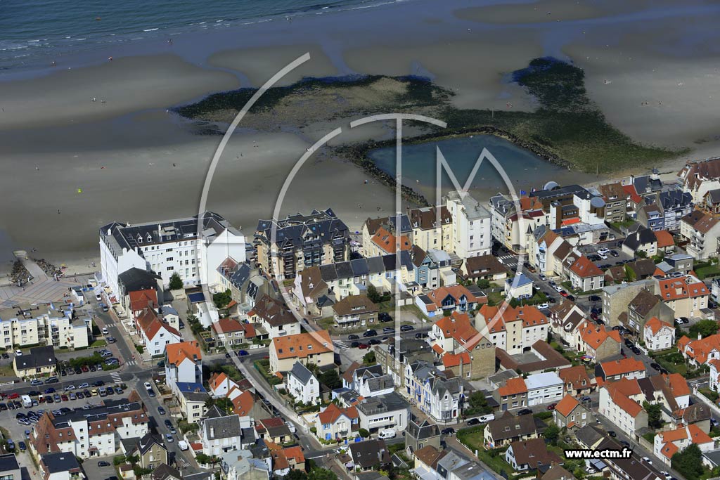 Photo arienne de Wimereux (Centre)