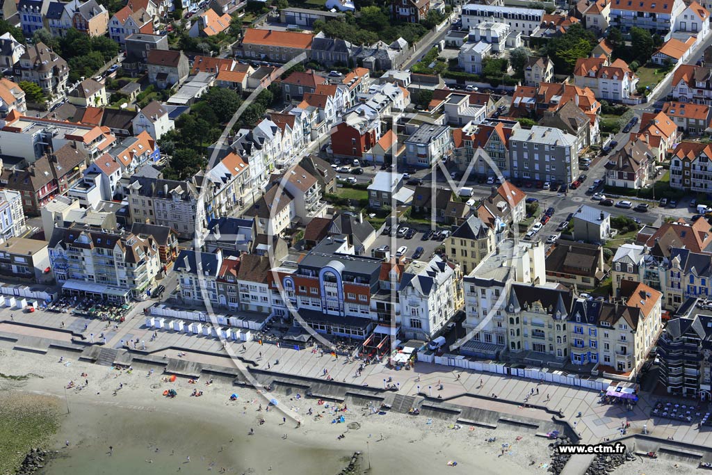 Photo arienne de Wimereux (Front de Mer)