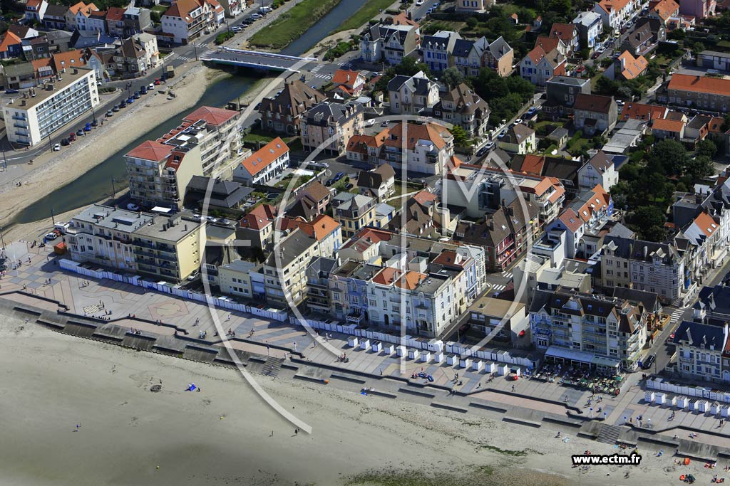 Photo arienne de Wimereux (Front de Mer)