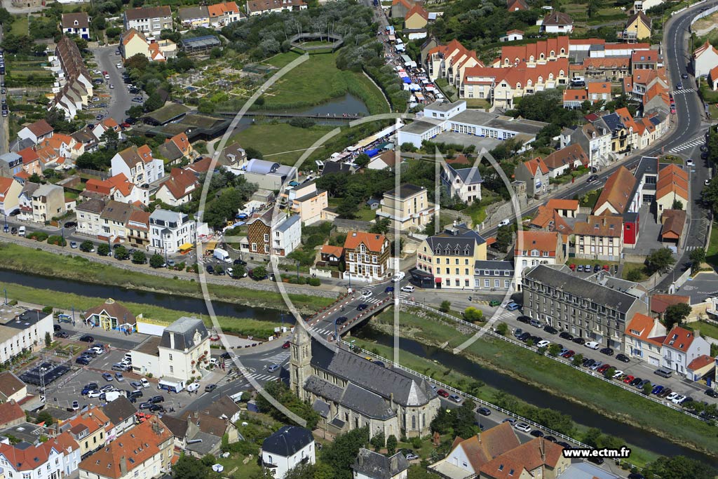 Photo arienne de Wimereux (le Ballon)