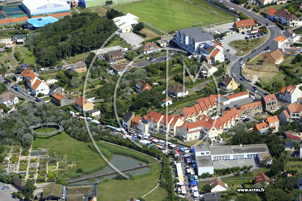 Photo arienne de Wimereux (le Ballon)