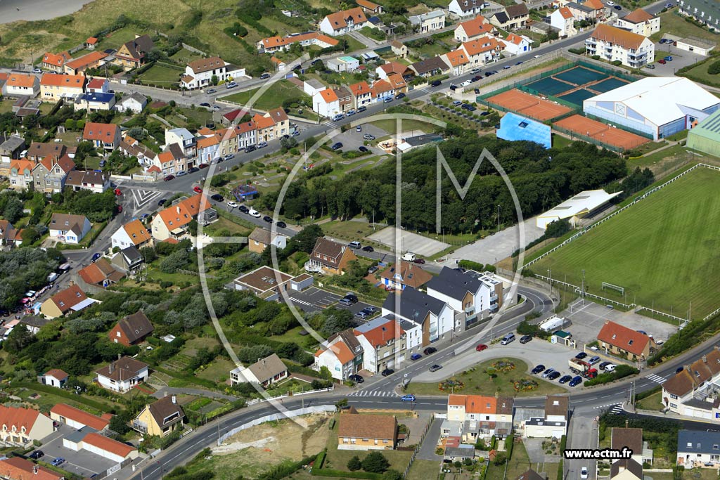Photo arienne de Wimereux (le Ballon)