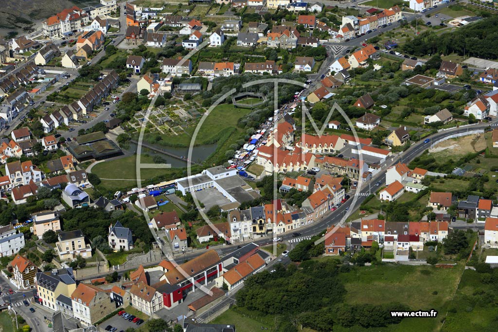 Photo arienne de Wimereux (le Ballon)