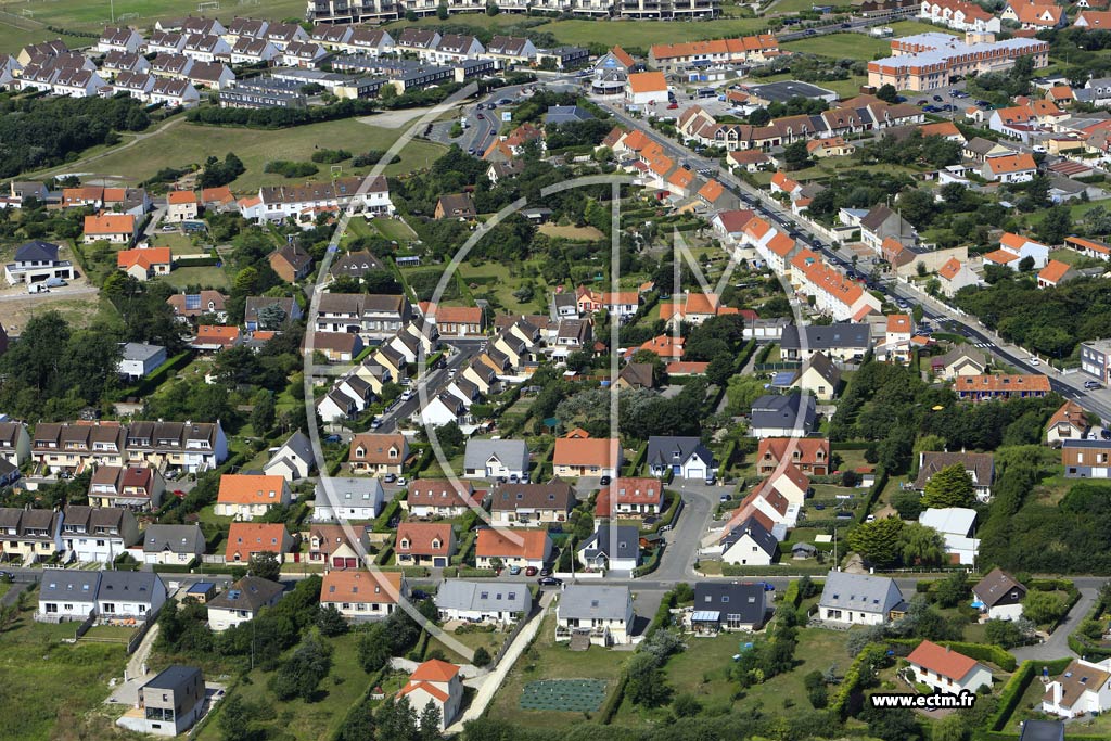 Photo arienne de Wimereux (le Ballon)