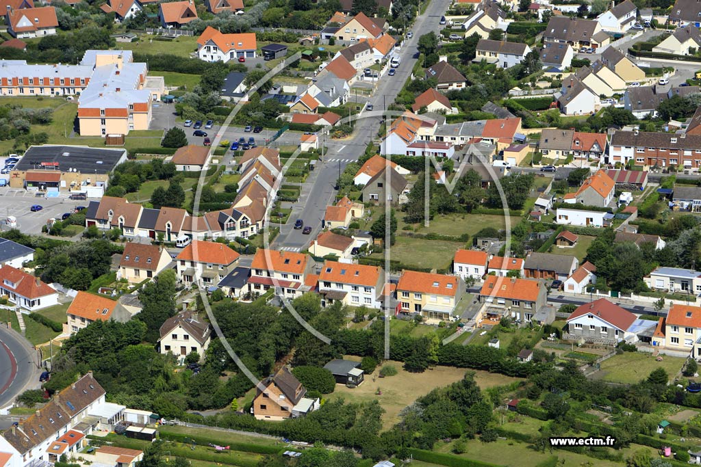 Photo arienne de Wimereux (le Ballon)