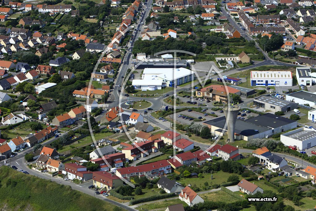 Photo arienne de Wimereux (le Courgain)