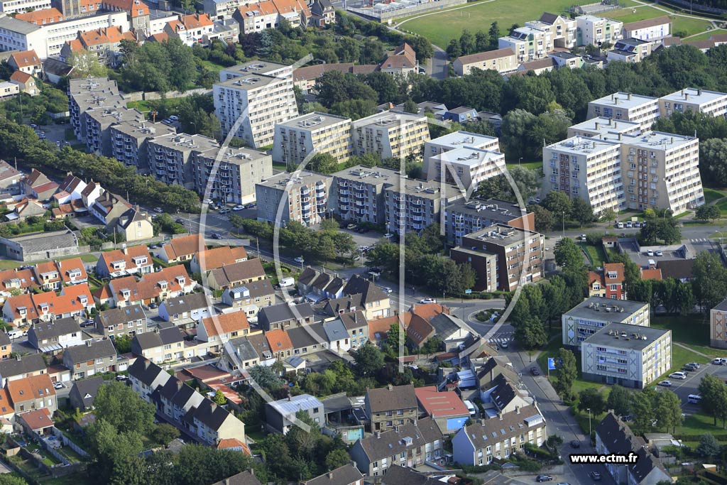 Photo arienne de Wimille (Bon Secours)