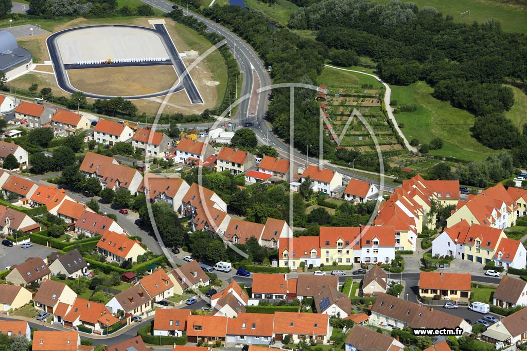 Photo arienne de Wimille (Quartier Lozembrune)
