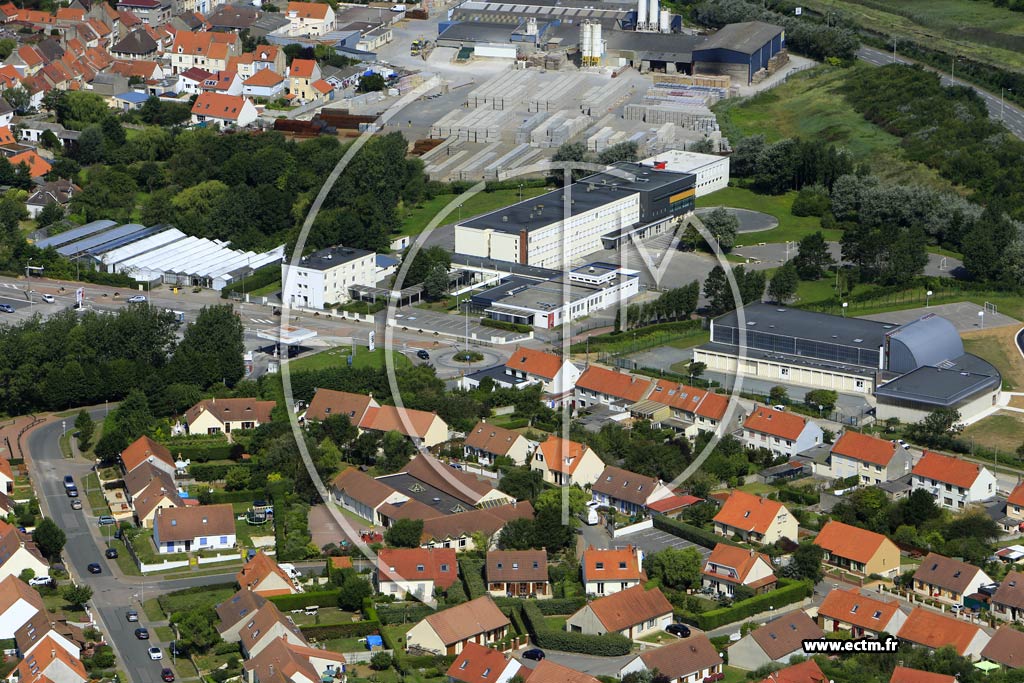 Photo arienne de Wimille (Quartier Lozembrune)