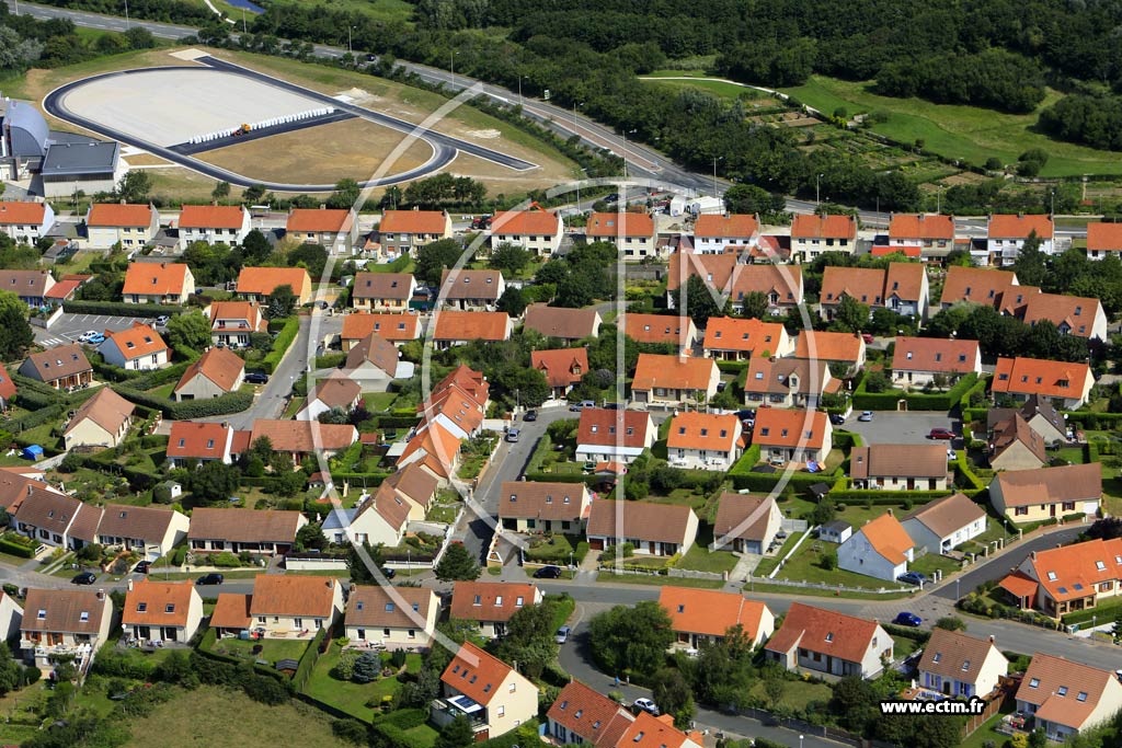 Photo arienne de Wimille (Quartier Lozembrune)