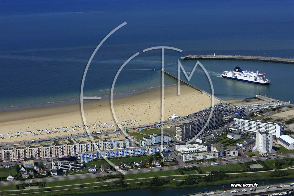 Photo arienne de Calais (Calais Nord)