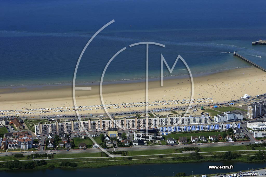 Photo arienne de Calais (Calais Nord)