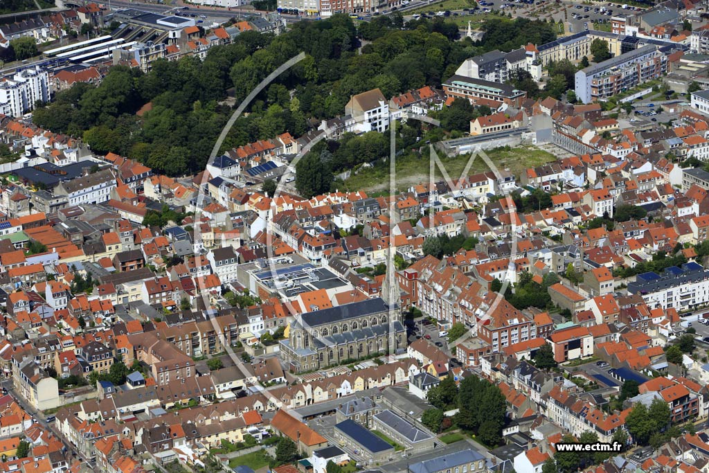 Photo arienne de Calais (Calais-Saint-Pierre)