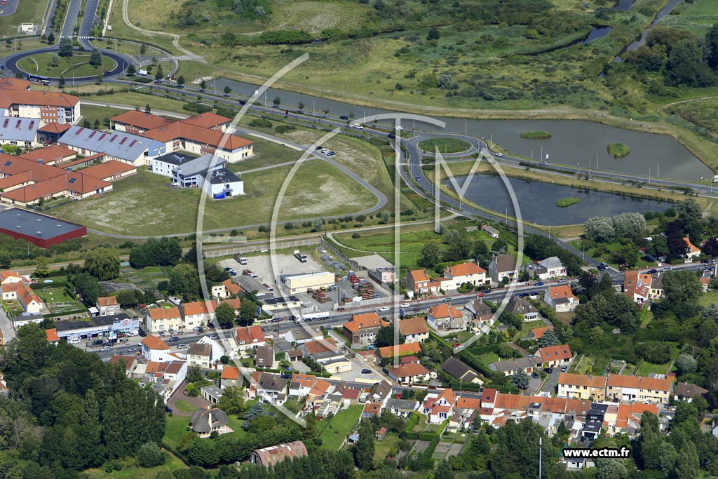 Photo arienne de Calais (Le Virval)