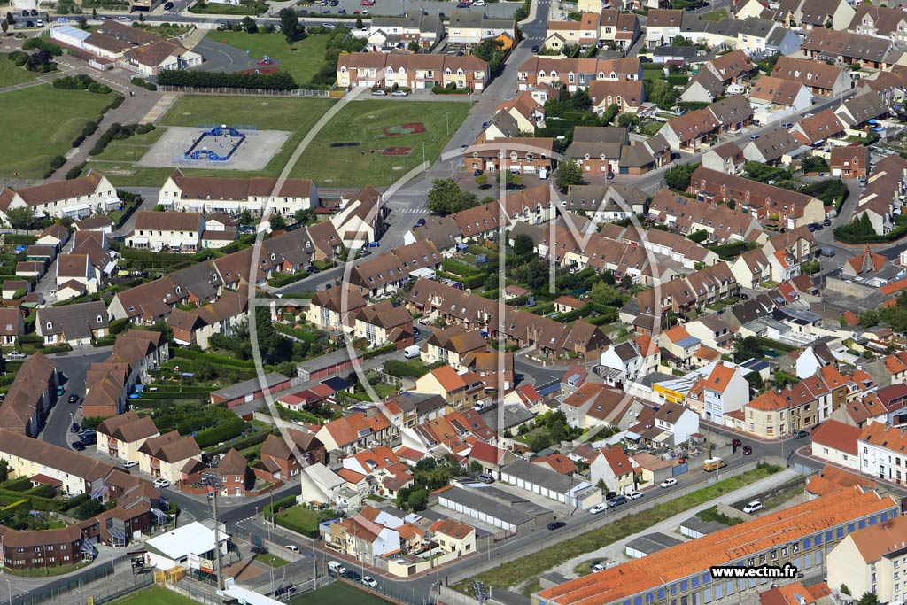 Photo arienne de Calais (Les Quatre Ponts)