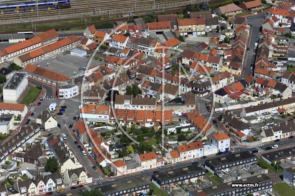 Photo arienne de Calais (Quartier Cailloux)