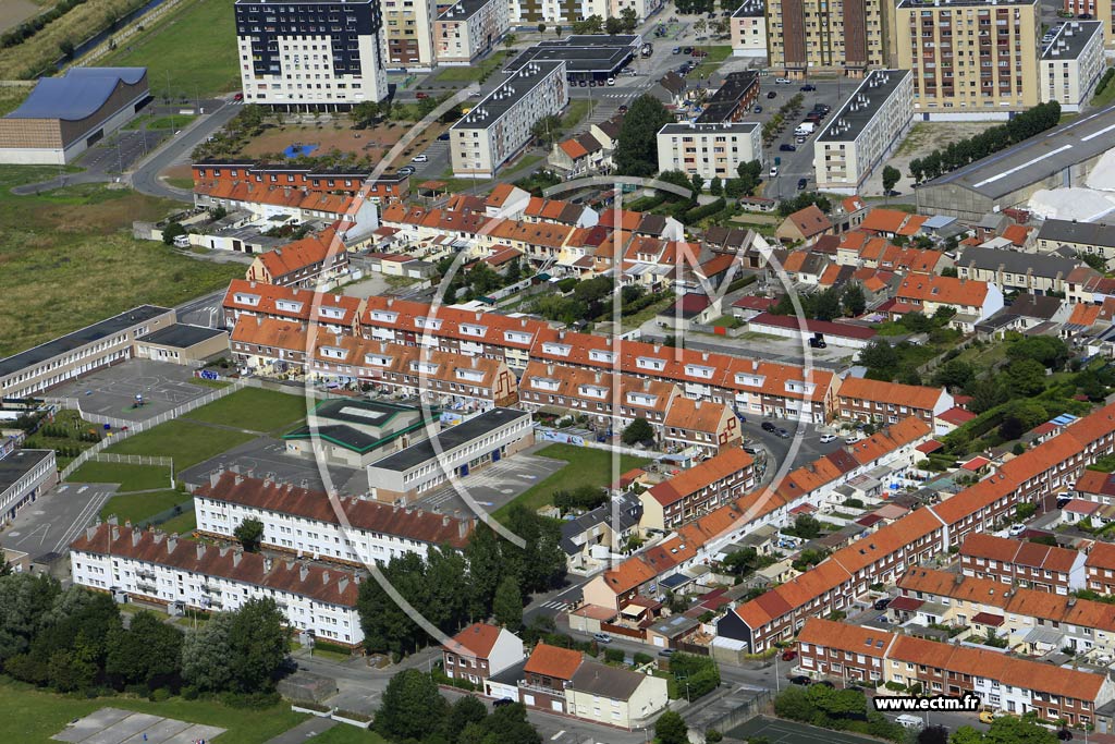 Photo arienne de Calais (Quartier du Fort-Nieulay)