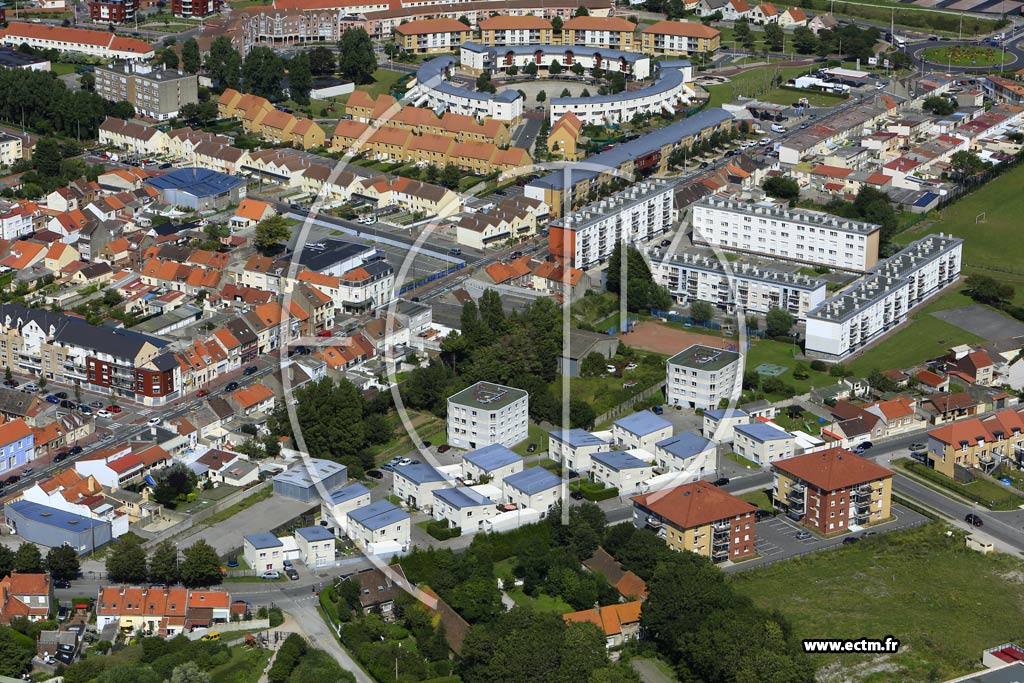 Photo arienne de Calais (Quartier du Fort-Nieulay)