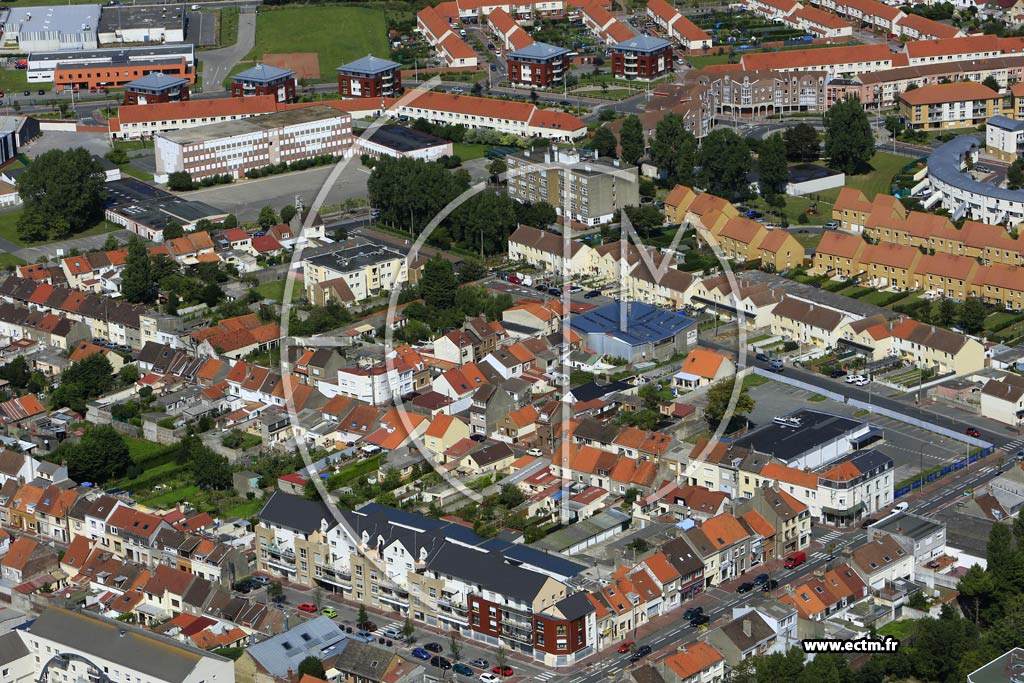 Photo arienne de Calais (Quartier du Fort-Nieulay)