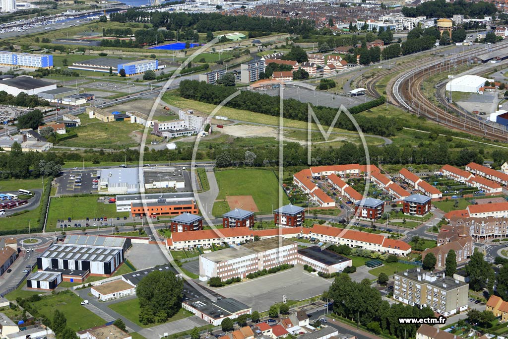Photo arienne de Calais (Quartier du Fort-Nieulay)