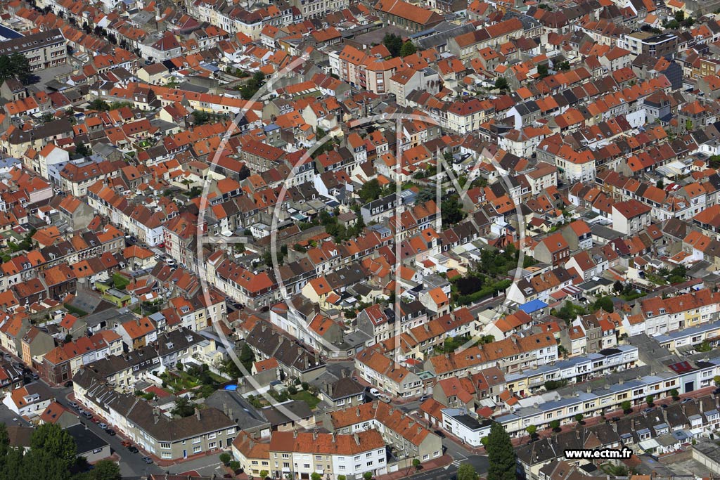 Photo arienne de Calais (Quartier Les Fontinettes)