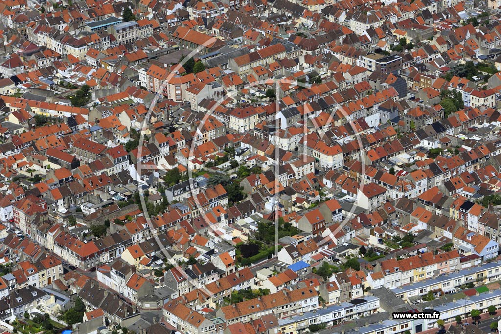 Photo arienne de Calais (Quartier Les Fontinettes)