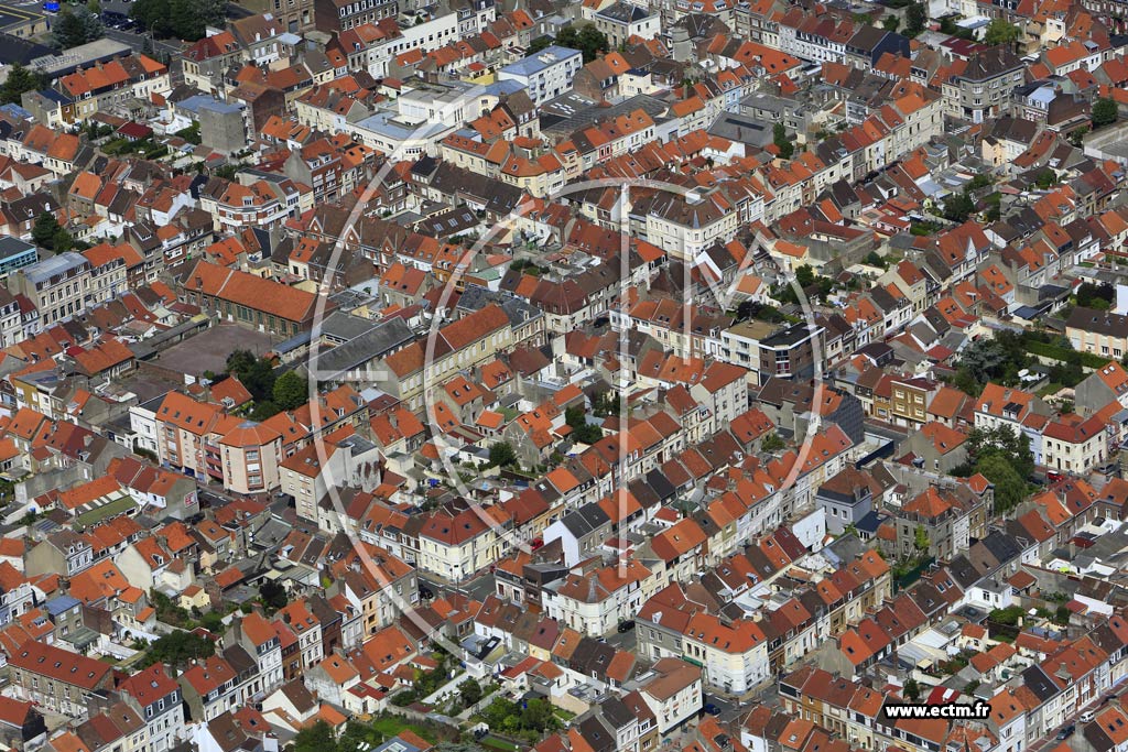 Photo arienne de Calais (Quartier Les Fontinettes)