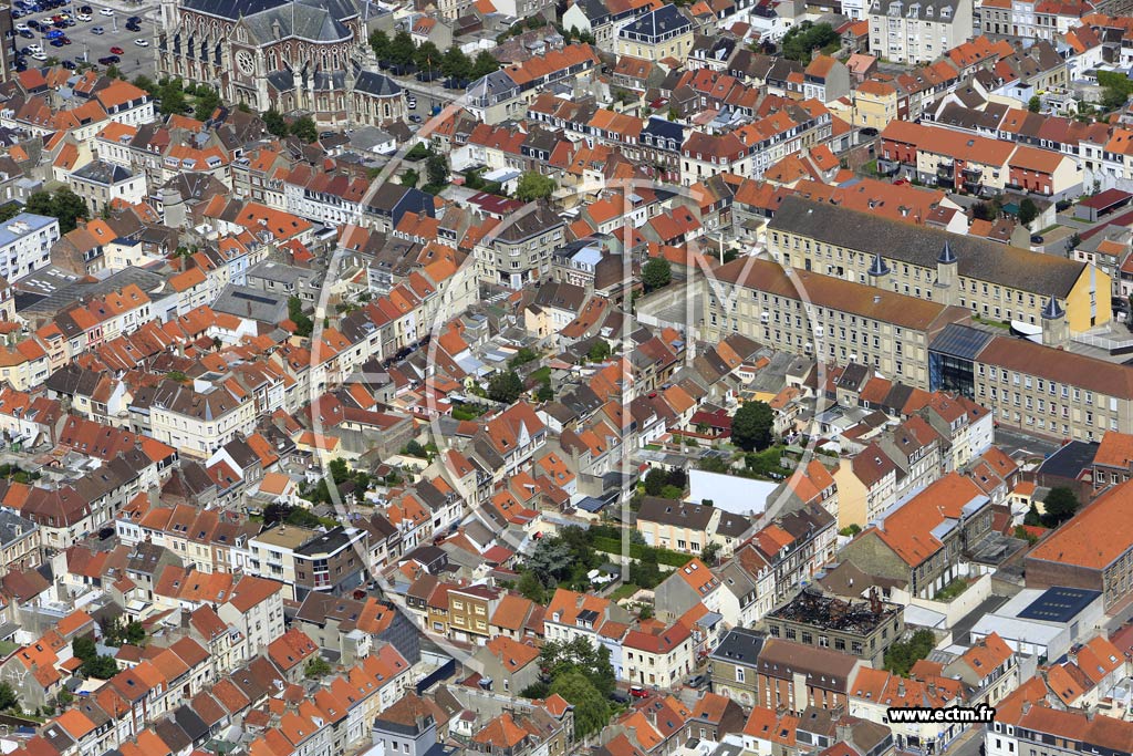 Photo arienne de Calais (Quartier Les Fontinettes)