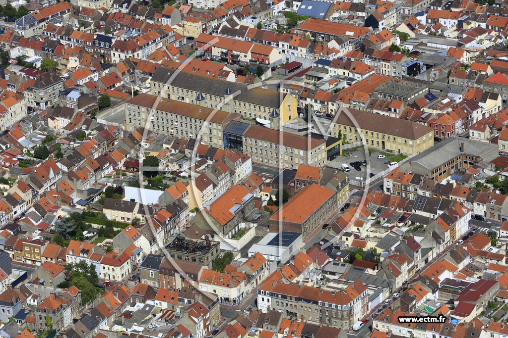Photo arienne de Calais (Quartier Les Fontinettes)