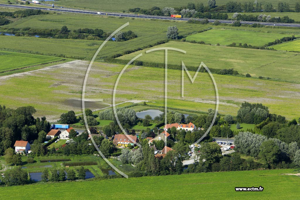 Photo arienne de Coulogne (Ferme des Orphelins)