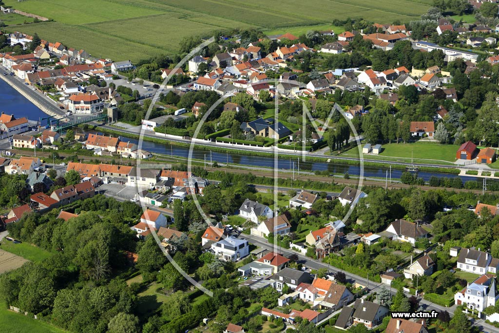 Photo arienne de Coulogne (Le Pont de Coulogne)