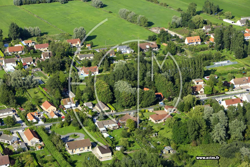 Photo arienne de Gunes (Le Marais de Gunes)