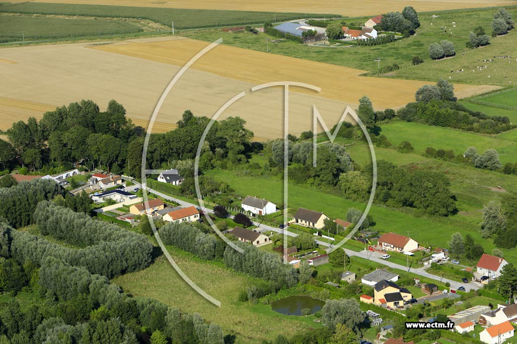 Photo arienne de Gunes (Le Marais de Gunes)