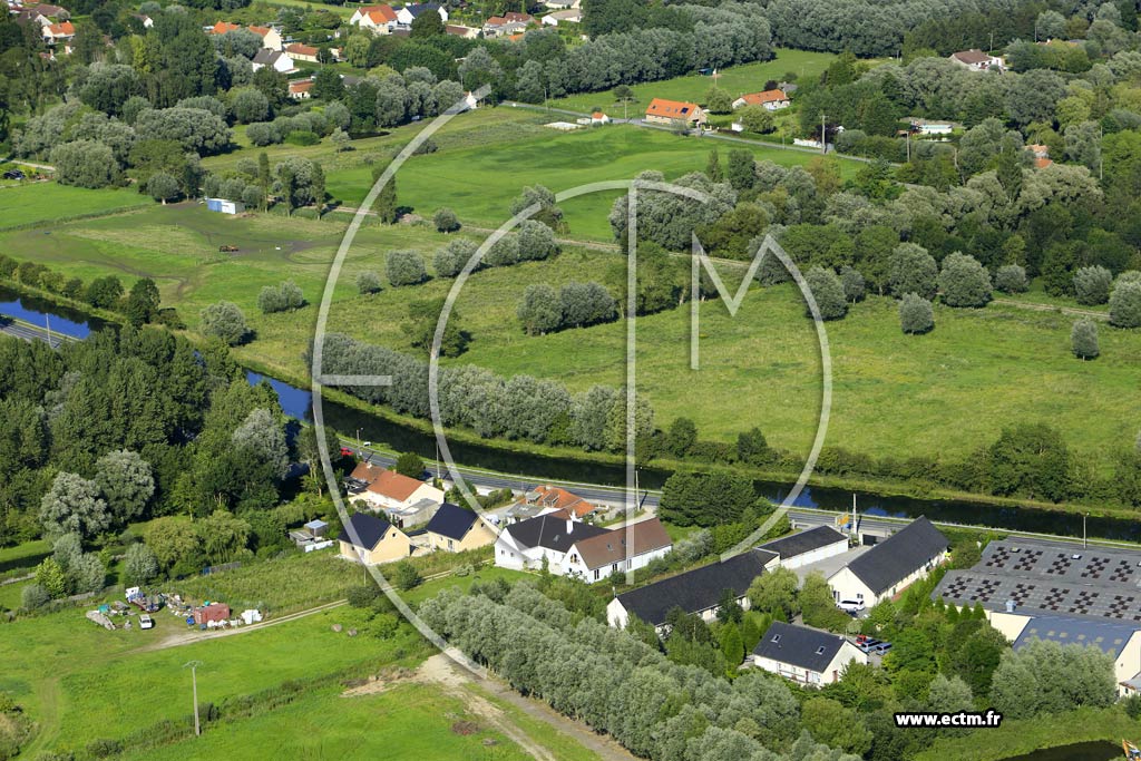 Photo arienne de Hames-Boucres (Le Pont Crouy)
