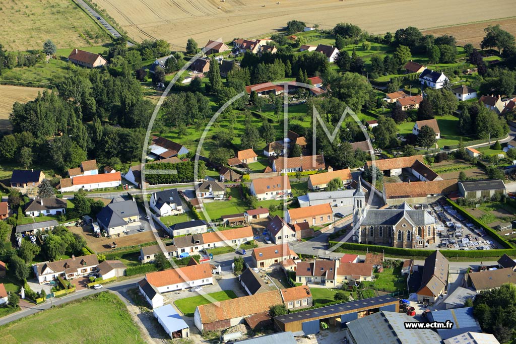 Photo arienne de Landrethun-ls-Ardres