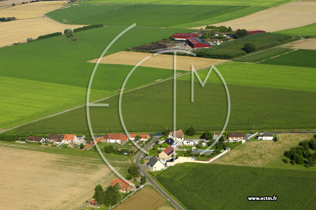 Photo arienne de Landrethun-ls-Ardres