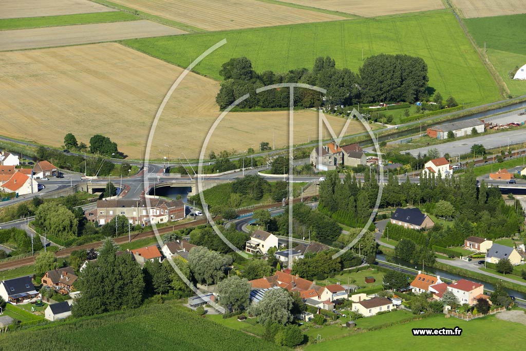 Photo arienne de Les Attaques (Le Pont d'Ardres)
