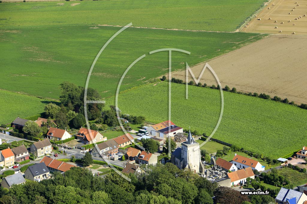 Photo arienne de Saint-Tricat