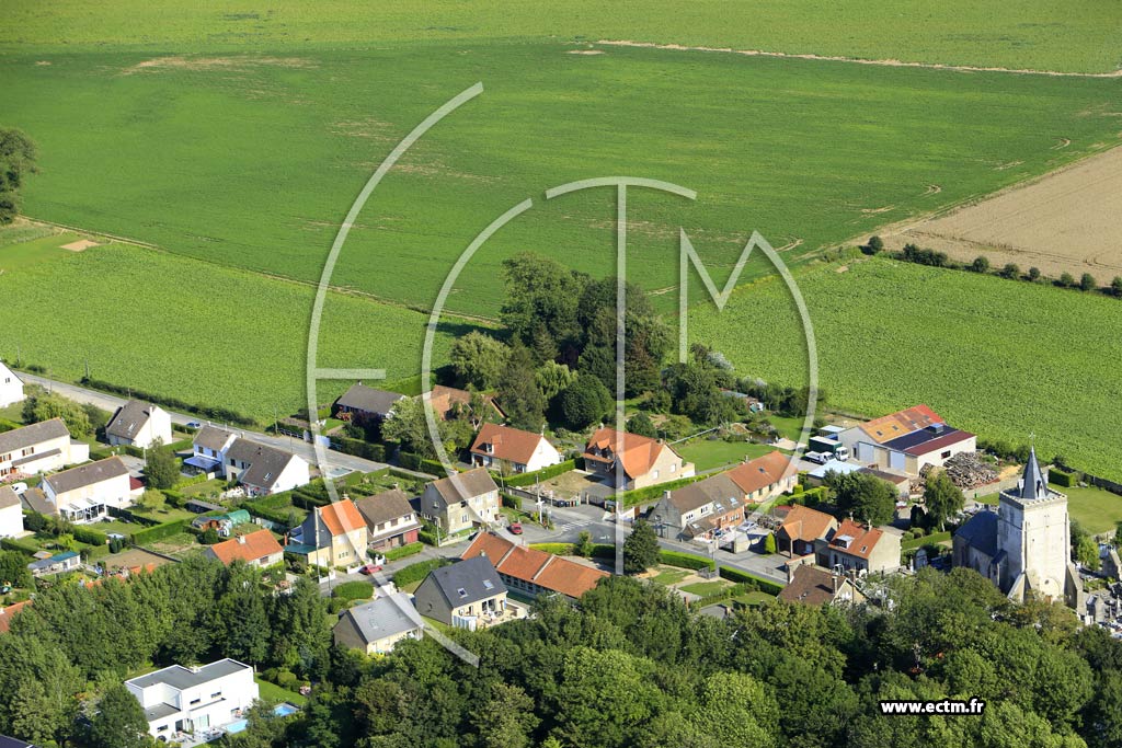 Photo arienne de Saint-Tricat
