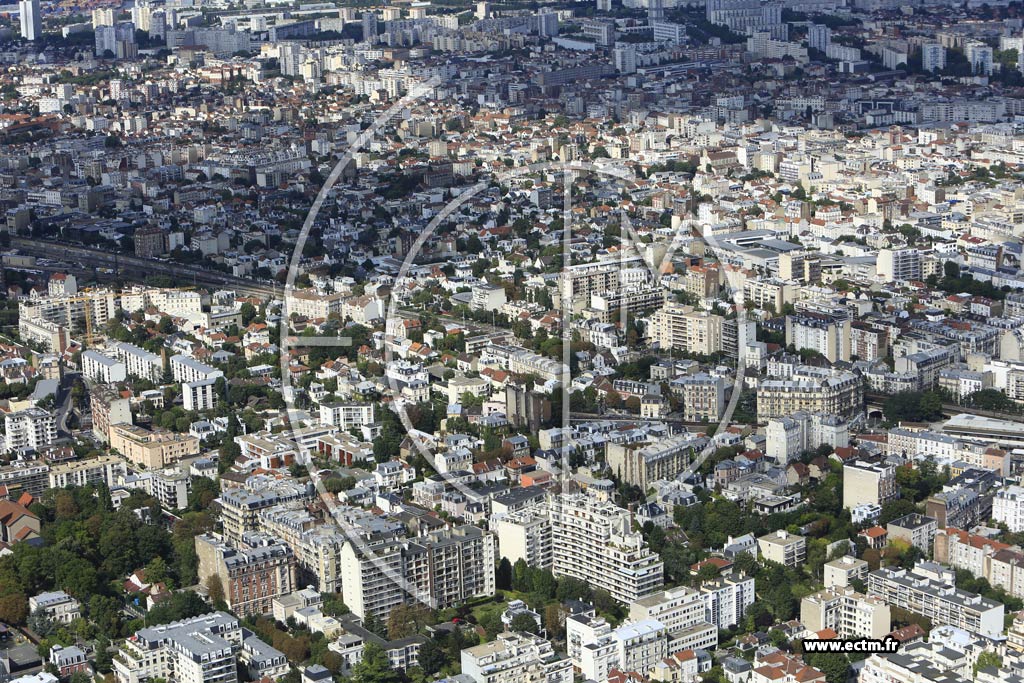 Photo arienne de Asnires-sur-Seine