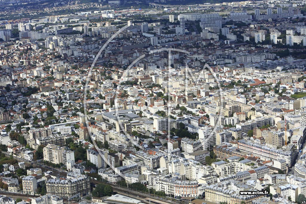 Photo arienne de Asnires-sur-Seine