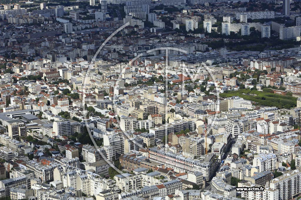 Photo arienne de Asnires-sur-Seine
