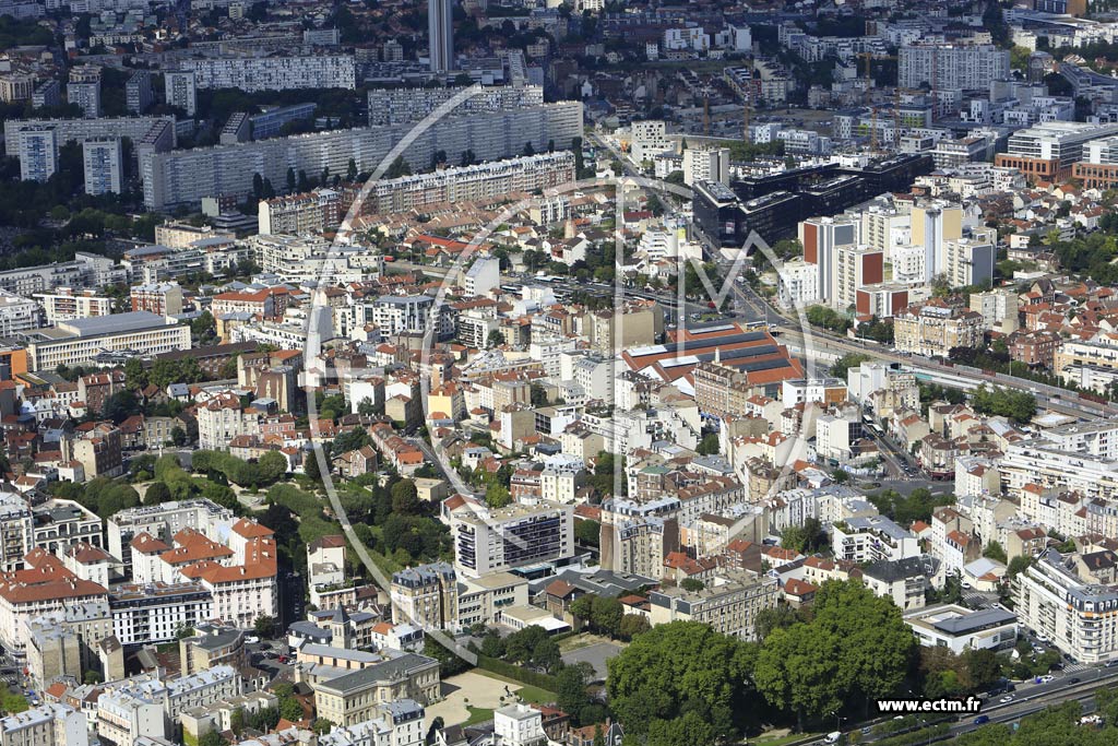 Photo arienne de Asnires-sur-Seine