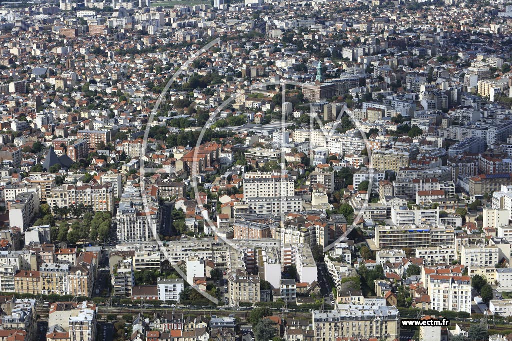 Photo arienne de Asnires-sur-Seine