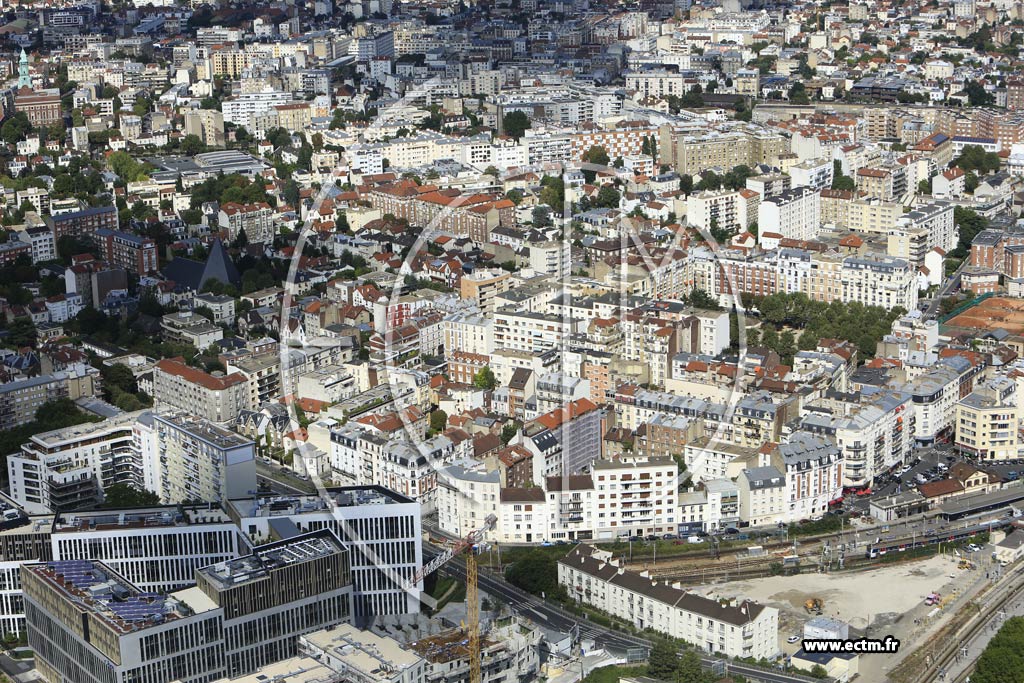 Photo arienne de Asnires-sur-Seine (Bac Bcon Flachat)
