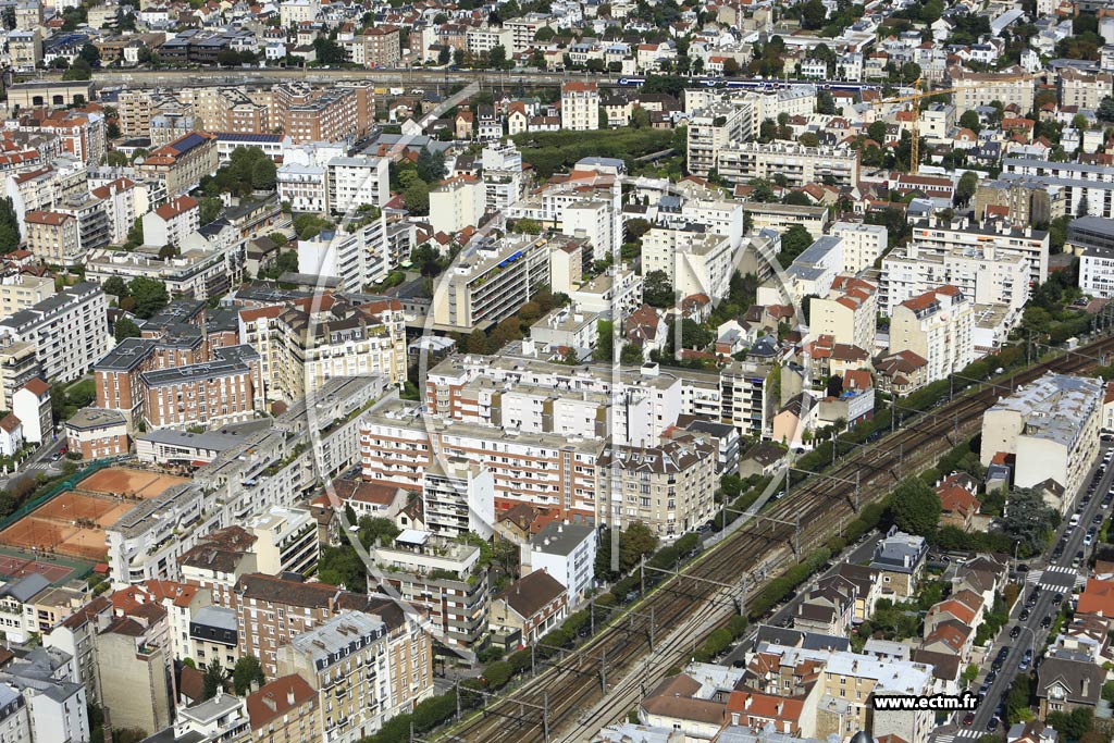 Photo arienne de Asnires-sur-Seine (Bac Bcon Flachat)