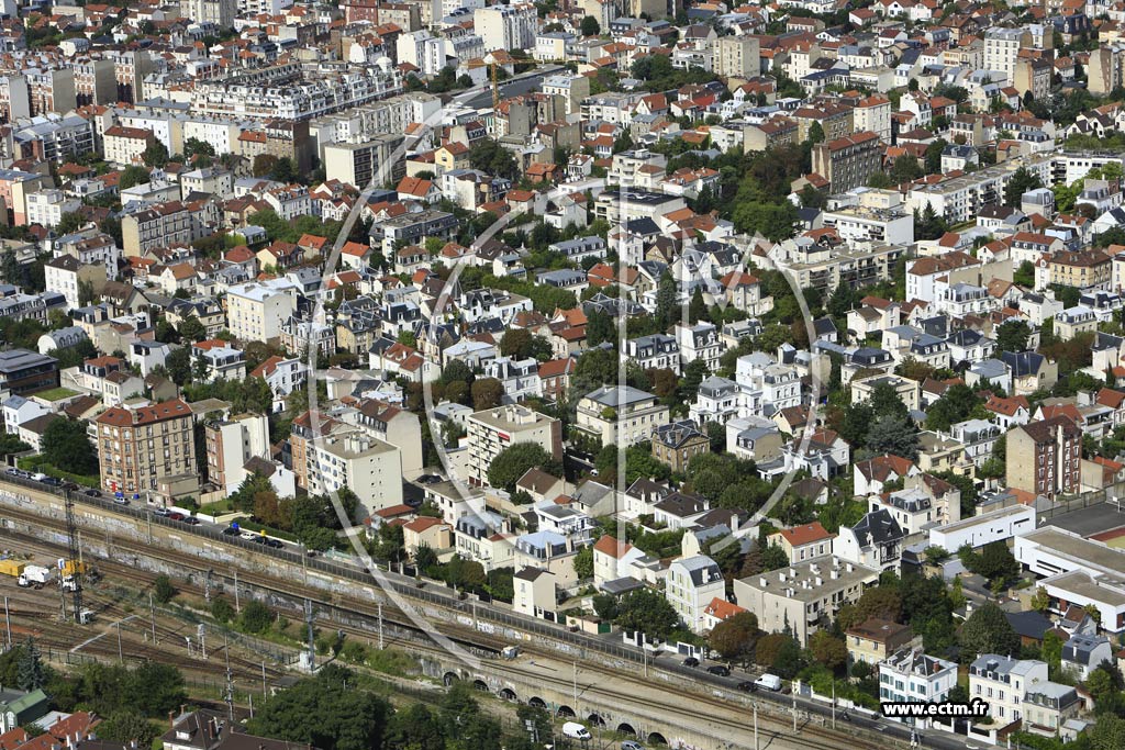 Photo arienne de Asnires-sur-Seine (Bac Bcon Flachat)