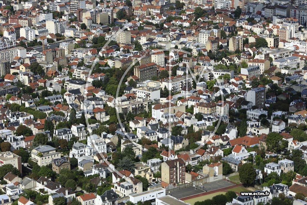 Photo arienne de Asnires-sur-Seine (Bac Bcon Flachat)